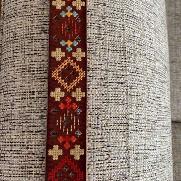 Fossil  granny  needlepoint belt - Picture 3 of 6